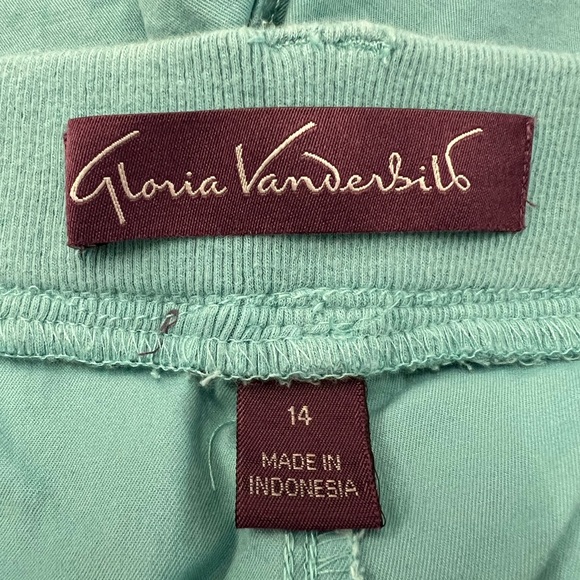 Gloria Vanderbilt Teal Women's Shorts Sz 14 - Picture 5 of 6